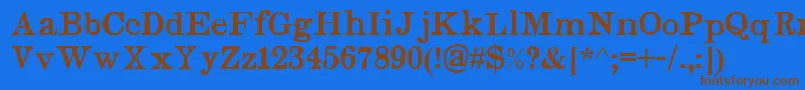 Подробнее о шрифте Judges Шрифт Judges – коричневые шрифты на синем фоне