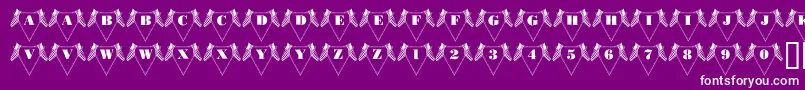 101AllAmerican Font – White Fonts on Purple Background