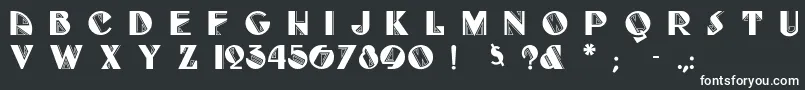 Fulltiltboogie Font – White Fonts on Black Background