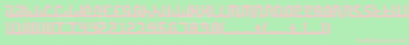 Canstop ffy Font – Pink Fonts on Green Background