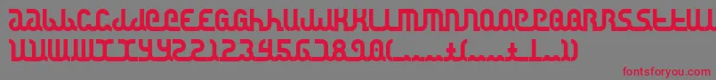 Canstop ffy Font – Red Fonts on Gray Background