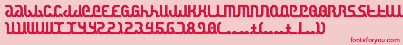 Canstop ffy Font – Red Fonts on Pink Background