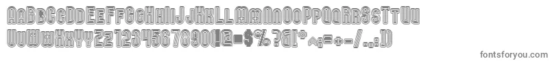 Nomitais-Schriftart – Graue Schriften auf weißem Hintergrund