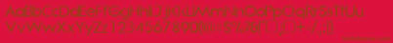 Más sobre la fuente SaborsskRegular fuente SaborsskRegular – Fuentes Marrones Sobre Fondo Rojo