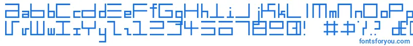 Шрифт EppsText – синие шрифты