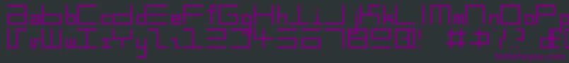 EppsText Font – Purple Fonts on Black Background