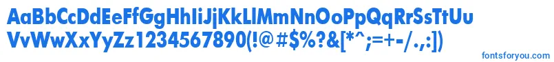Fonte FuturisBold80b – fontes azuis