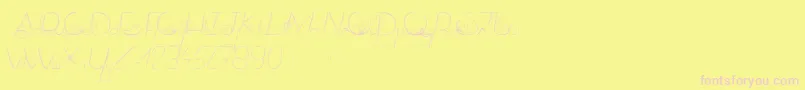 More about DancingOnTheGrass Font DancingOnTheGrass Font – Pink Fonts on Yellow Background