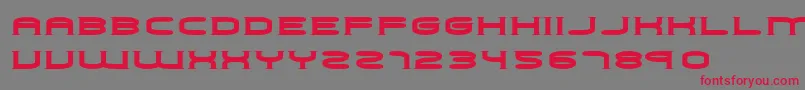 Choker Font – Red Fonts on Gray Background