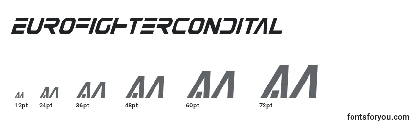Eurofightercondital Font Sizes
