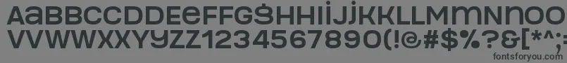 Manophiserフォントについての詳細 フォントManophiser – 黒い文字の灰色の背景