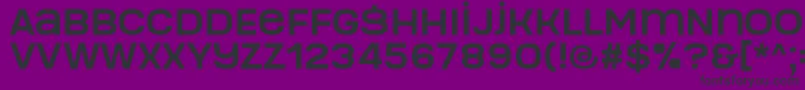 Manophiser Font – Black Fonts on Purple Background