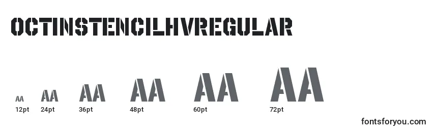 OctinstencilhvRegular Font Sizes