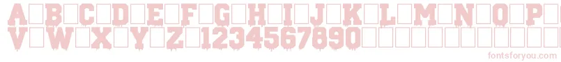 GunSchool-fontti – vaaleanpunaiset fontit