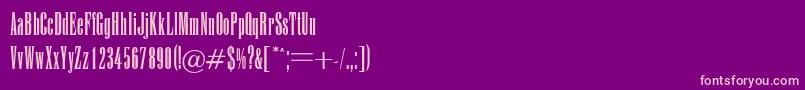 Шрифт Engine – розовые шрифты на фиолетовом фоне
