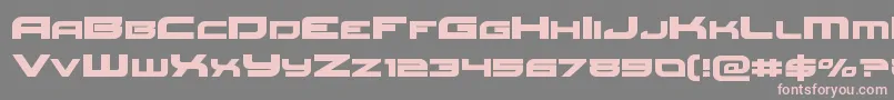 Redrocketexpand Font – Pink Fonts on Gray Background