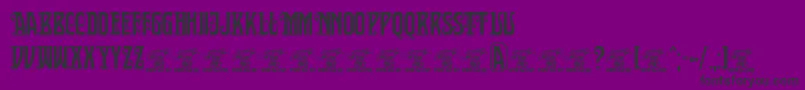 SultancafedecorPersonalUse Font – Black Fonts on Purple Background