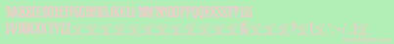 SultancafedecorPersonalUse Font – Pink Fonts on Green Background