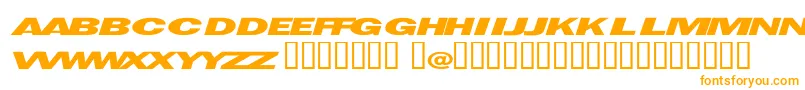 Więcej informacji o czcionce TacticalEspionageAction Czcionka TacticalEspionageAction – pomarańczowe czcionki na białym tle