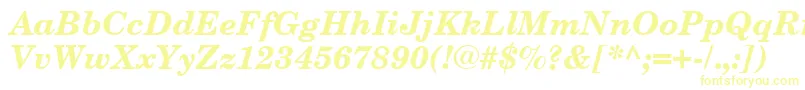 NewCenturySchoolbookCeBoldItalic Font – Yellow Fonts