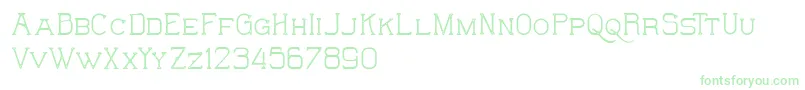 TheWildHammersDemo Font – Green Fonts on White Background