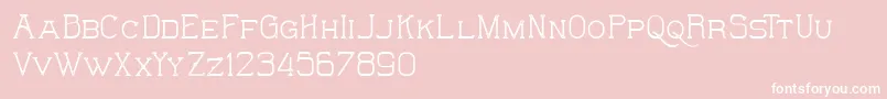 TheWildHammersDemo Font – White Fonts on Pink Background