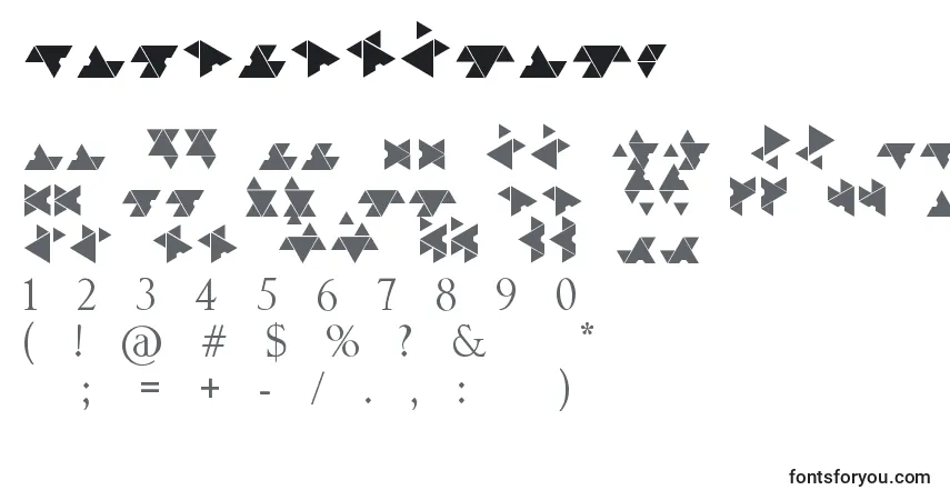 Schriftart HaloCovenant – Alphabet, Zahlen, spezielle Symbole