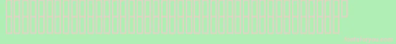 McsTopaz Font – Pink Fonts on Green Background