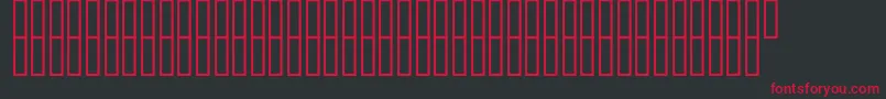 McsTopaz Font – Red Fonts on Black Background