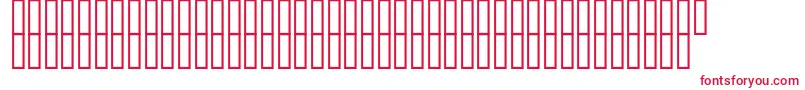 McsTopaz Font – Red Fonts on White Background