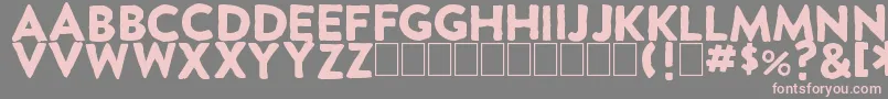 ExtraGrotesque Font – Pink Fonts on Gray Background