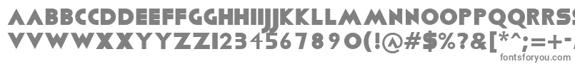 Viafont Font – Gray Fonts on White Background