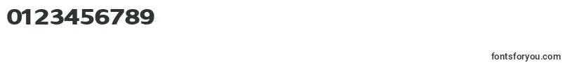 フォントDialogXbold – 数字と数値のためのフォント