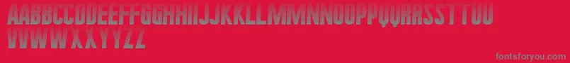 HalftoneNium Font – Gray Fonts on Red Background