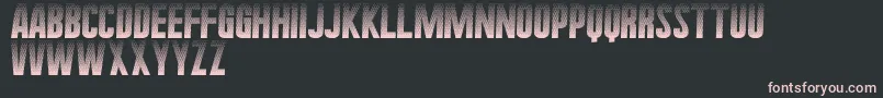 HalftoneNium Font – Pink Fonts on Black Background