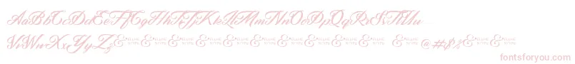 ZephanDemoVer Font – Pink Fonts on White Background