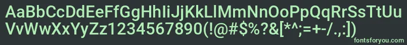 Shiningheraldlaserital Font – Green Fonts on Black Background