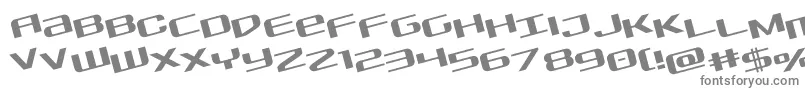 フォントSdfrotate – 白い背景に灰色の文字