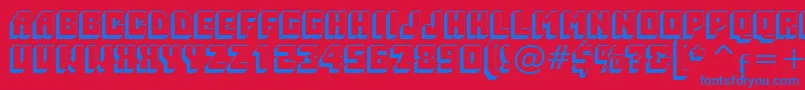 Подробнее о шрифте PioneerBt Шрифт PioneerBt – синие шрифты на красном фоне