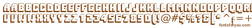 PioneerBt Font – Brown Fonts on White Background