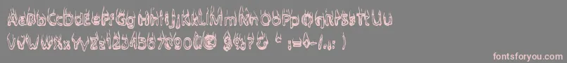 More about Baileysc Font Baileysc Font – Pink Fonts on Gray Background