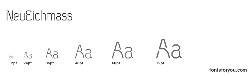 NeuEichmass Font Sizes