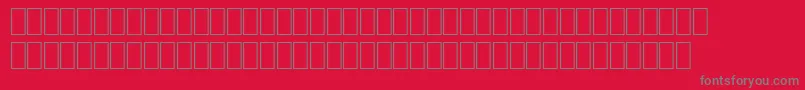 OcrADigitsRegular Font – Gray Fonts on Red Background