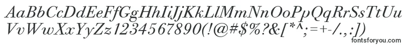 BodoniTwelveItcBookItalic-fontti – Fontit Adobe Readerille
