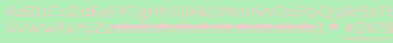 CodecWarmRegularTrial Font – Pink Fonts on Green Background