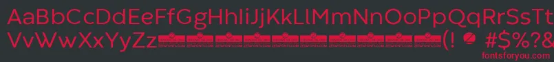More about CodecWarmRegularTrial Font CodecWarmRegularTrial Font – Red Fonts on Black Background