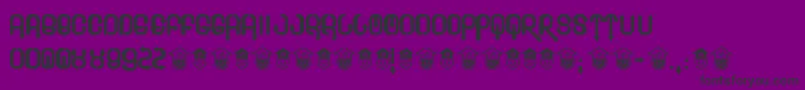 Blee Font – Black Fonts on Purple Background