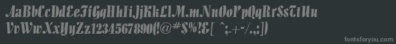 Más sobre la fuente AllegrettodbNormal fuente AllegrettodbNormal – Fuentes Grises Sobre Fondo Negro