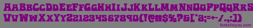 Hippocket Font – Purple Fonts on Gray Background