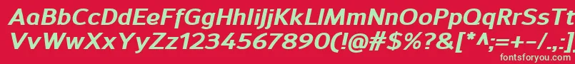 More about SavileExtrabolditalic Font SavileExtrabolditalic Font – Green Fonts on Red Background